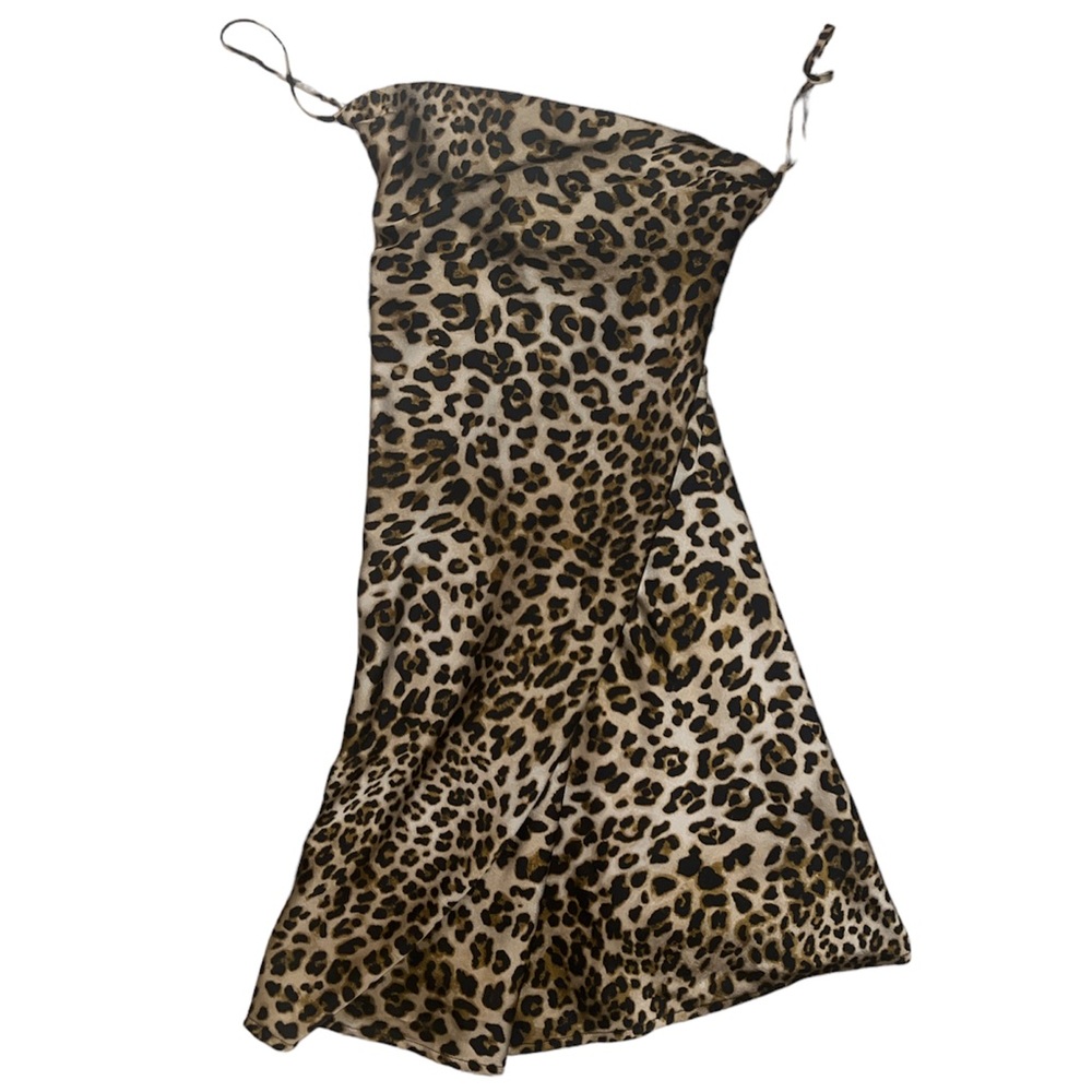 Backless J.O.A. Cheetah Mini Dress